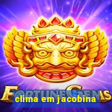 clima em jacobina